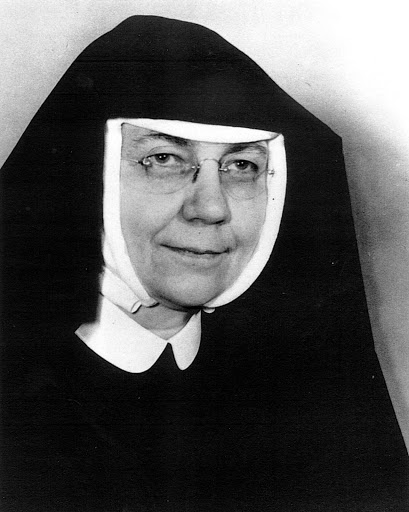 Black and white portrait of Mother Mary Boniface Henze