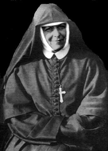 Black and white portrait of Mother Mary Dolores Brady