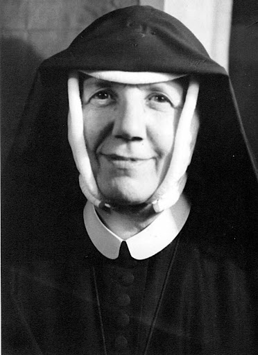 Black and white portrait of Mother Mary Ignatius Carroll